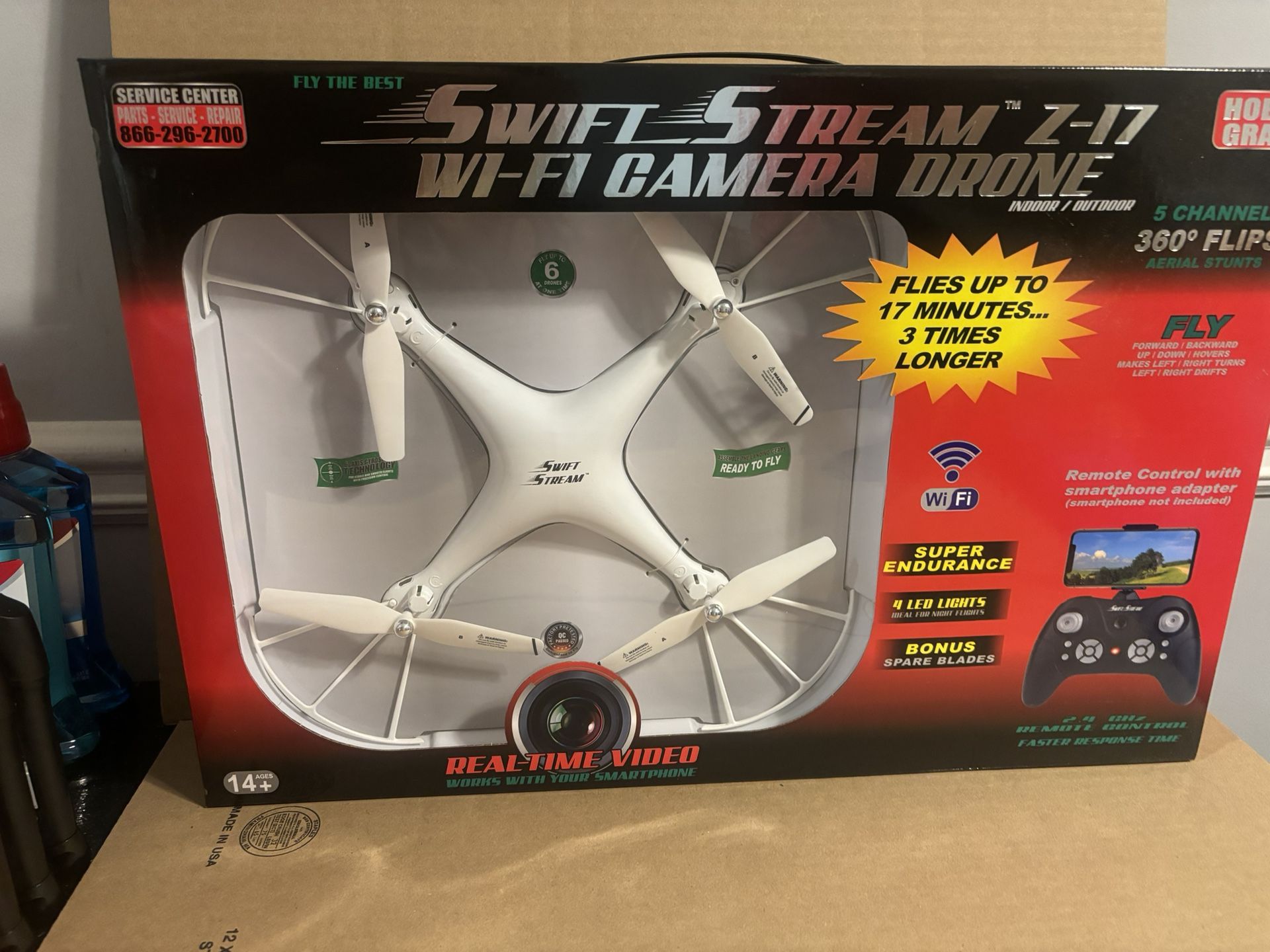 Swift Stream Z-17 Wifi Camera Drone 2.4 GHz with Remote Control hobby grade