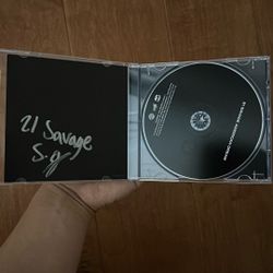 SIGNED 21 Savage American Dream CD