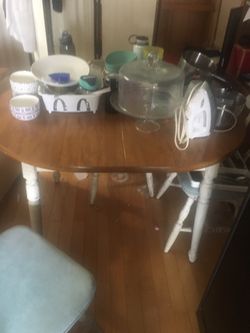 Table and chairs