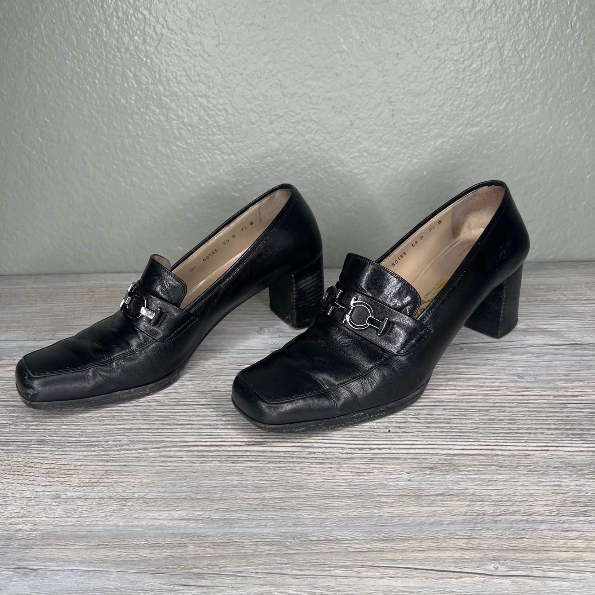 Salvatore Ferragamo Black Heels