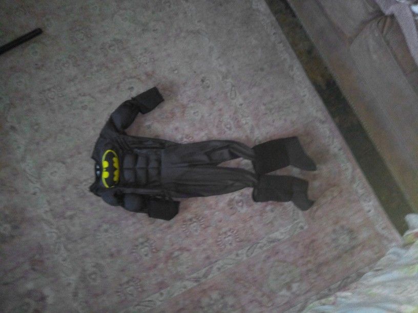 Child Batman Costume. Suit Only Xtra Small Approx Size Child 5