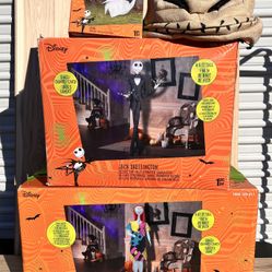“Disney” Nightmare Before Christmas- Jack , Sally , Oogie And Zero