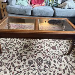 Wood & Glass Coffee Table