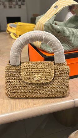 Chanel Rafia shopper