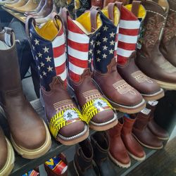 Botas De Piel De México Cómodas Con Casquillo 