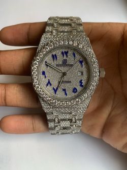 MOISSANITE ICED WATCH – DIAMOND TEST VERIFIED – FT AVAILABLE – SERIOUS BUYERS ONLY