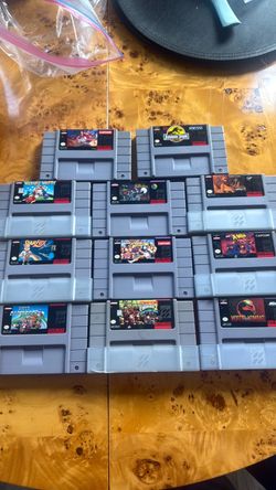SNES Super Nintendo Game Cartridge Lot (11 Games)
