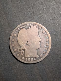 1894o new Orleans silver American coin