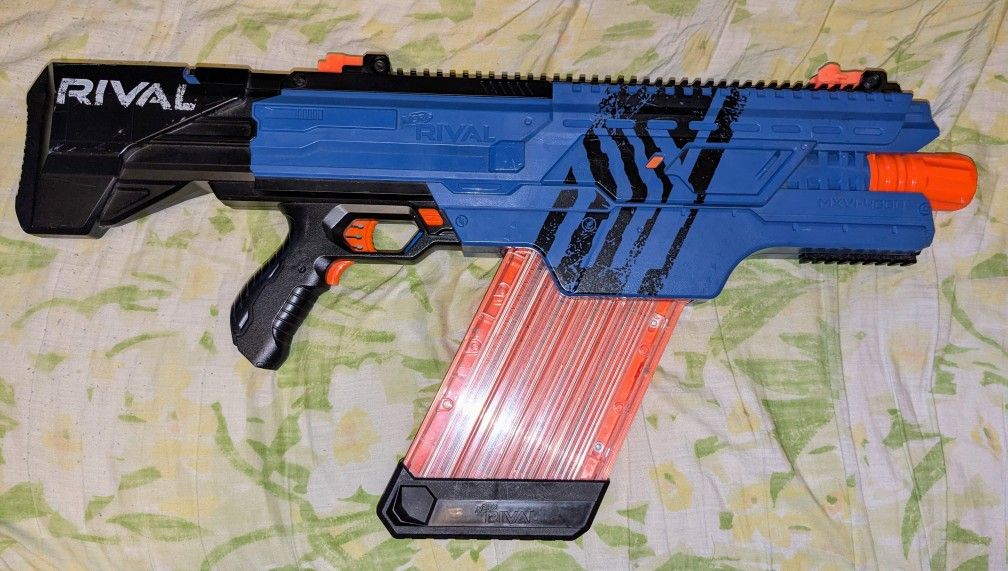 Nerf Rival Khaos Blue MXVI-4000 Motorized Blaster Complete