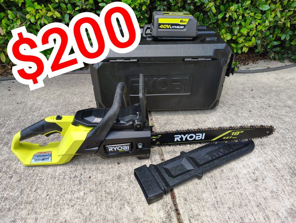 Ryobi 40V HP Brushless 18" Cordless Chainsaw Kit