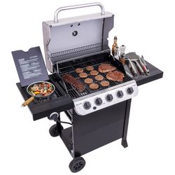 Char-Broil Performance Series Black and Stainless 5-Burner Liquid Pro