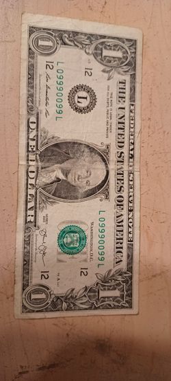 $1 Dollar bill  Rare"