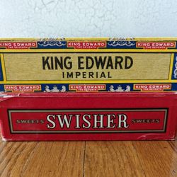 Two Empty Cigar Boxes 