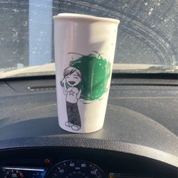 Starbucks Finger Painting Cup