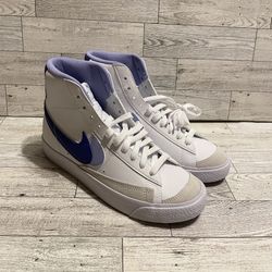 Nike Blazer Mid 77 SE White Purple Lapis Blue 