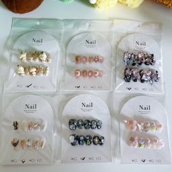 Stylish salon quality push on/press on nails (price for each pair)
