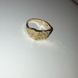 10k Gold Nugget Ring 