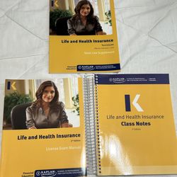 Life And Health Insurance Study Books- 3