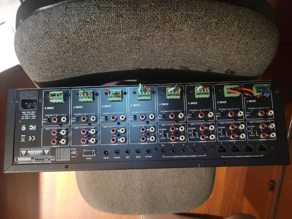 RTI AD-8x Audio Distribution System Amplifier
