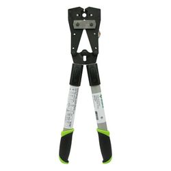 NEW Greenlee K09-SYNCRO Crimping Tool for Small Copper Connectors - Black/Green