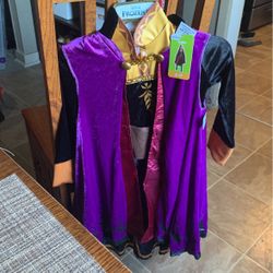 Disney Frozen 2 Anna Halloween Costume Toddler Size 3t-4t