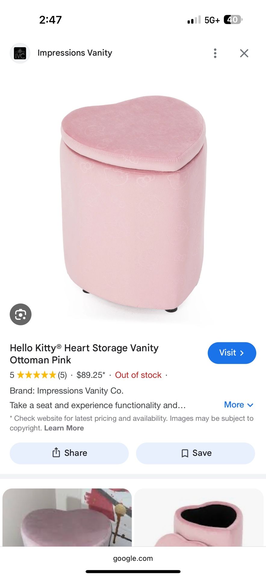 Hello Kitty Chair 