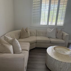 Custom Beige Color Couch From Z Gallerie