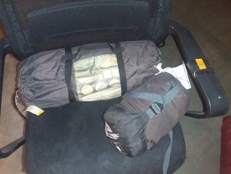 Backpack Tent And Sleeping Bag