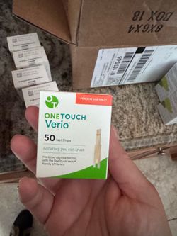 One touch verio testing strips