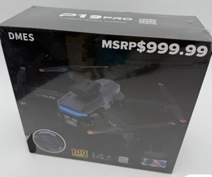 DMES P19 Pro Drone, Ultra HD 4k Video, Factory Sealed Box, Obstacle Avoidance
