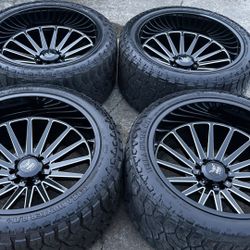 26x14 FORCE BRAND NEW DEEP DISH RIMS AND TIRES 8 lug 
