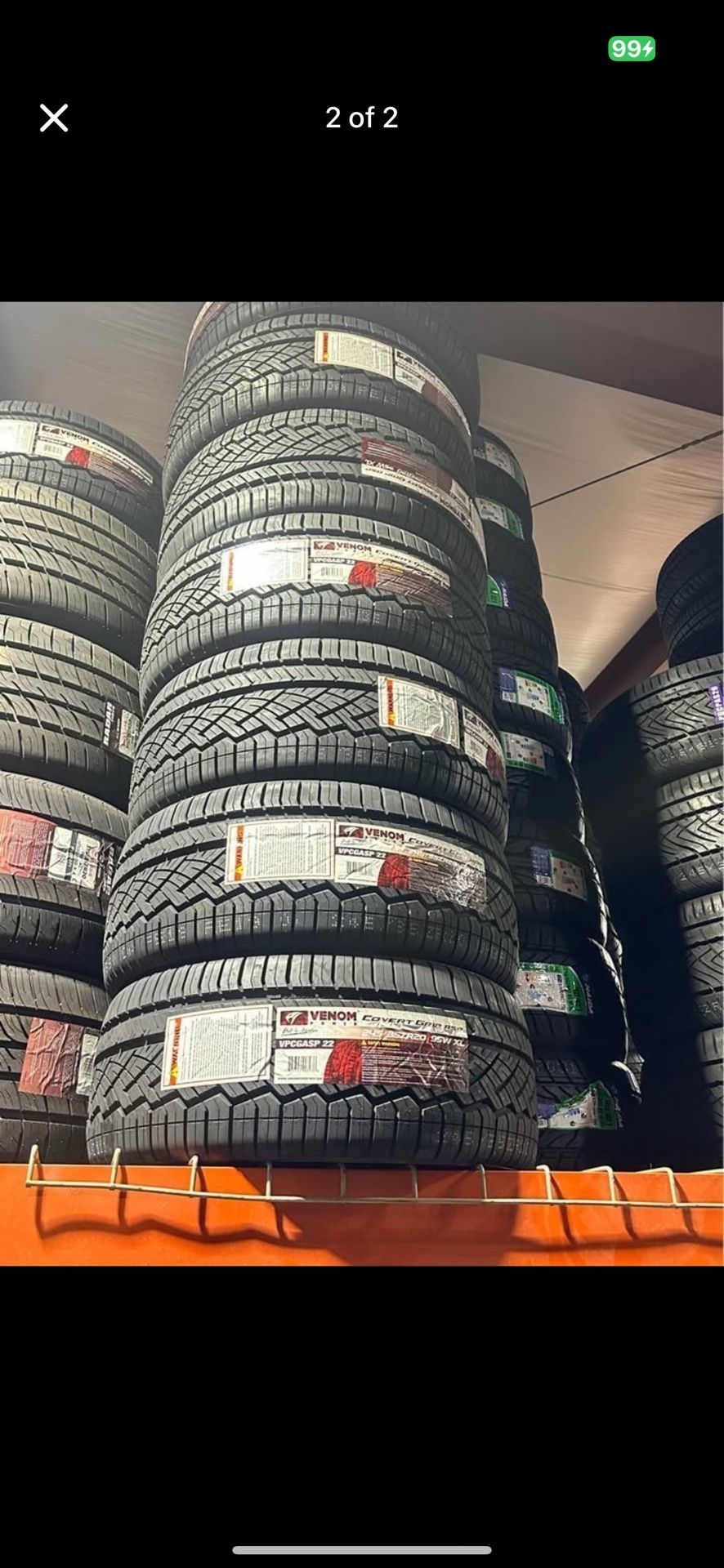 245/35/20 Venom Covert Grip ASP Tires