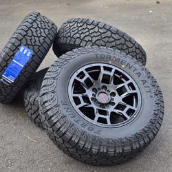 New 17" Toyota TRD Wheels And All-terrain Tires 