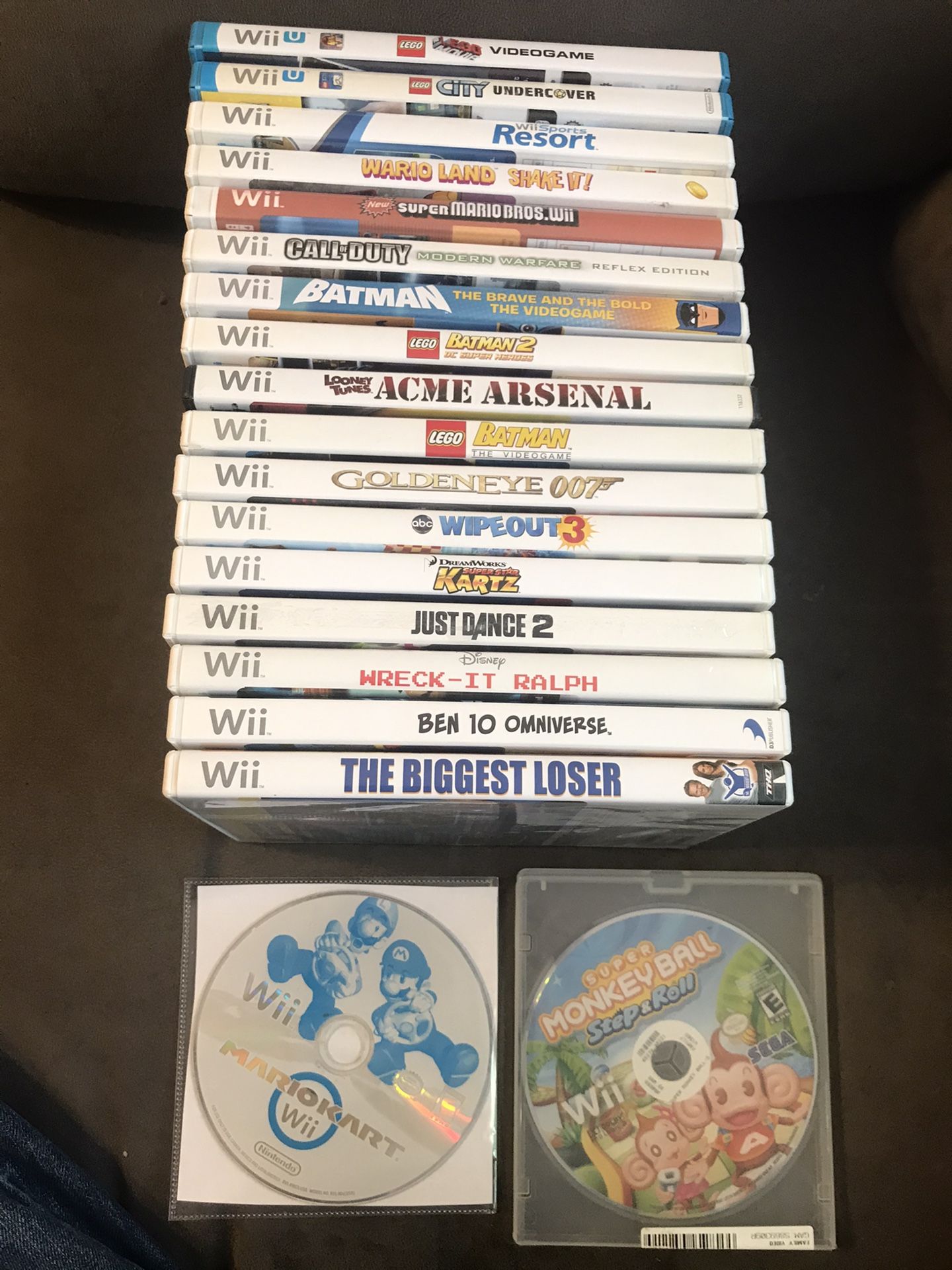 19 Nintendo Wii & Wii U Games Lot!
