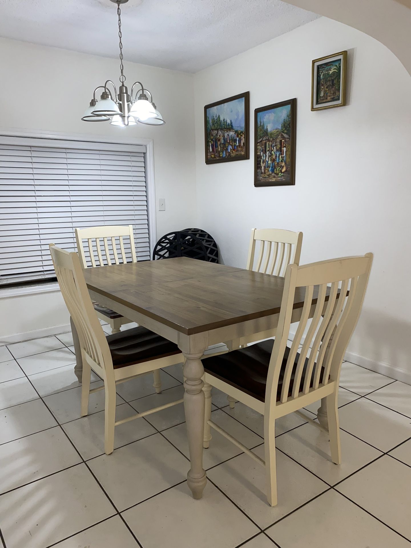 Dining Table With Four Chairs For Sale 