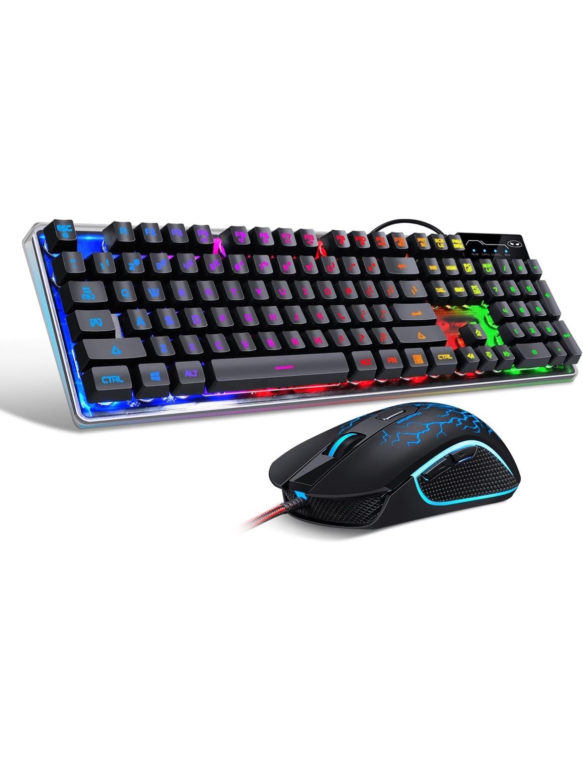 MageMee Gaming Keyboard and Mouse Combo, K1 RGB LED *BRAND NEW*