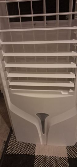 White Portable Evaporative Air Cooler Fan