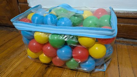 Kids Bag Of Colorful Play Balls