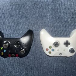 3 Xbox Controllers And PS4 Controller For Sale 