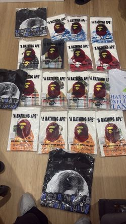 Ape shirt and whole lotta syrup shirts