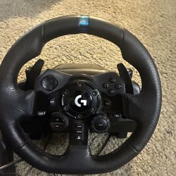 Steering wheel, pedals and shifter for gaming