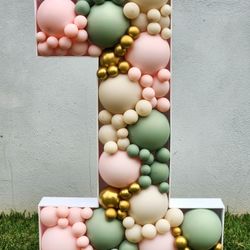 4ft. Balloon Mosaic Numbers