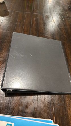 Black 3-Ring Binder