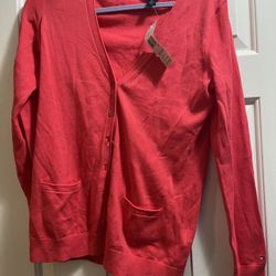 Orange Cardigan 