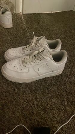 Used AIRFORCES (WHITE) Size 11.