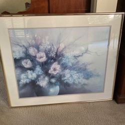 Framed Floral Print