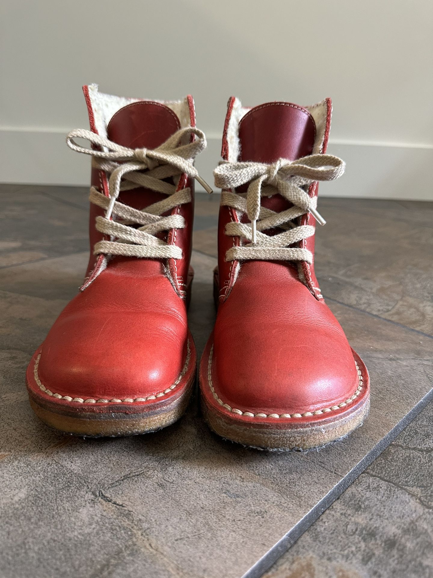 Duckfeet Odense Boots, Garnet, Size 38