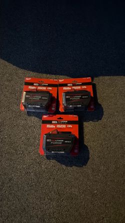 Milwaukee Forge m18 batteries $180 EACH!!!!