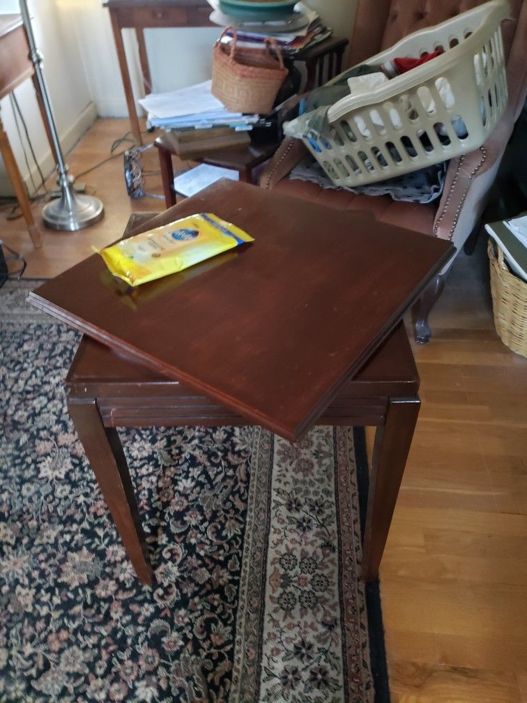 Antique Swivel Table End table
