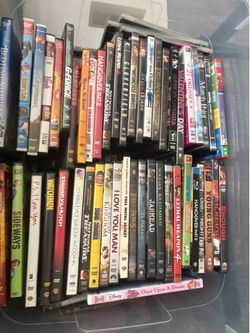 Various DVDs and some BluRays